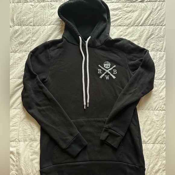 RWB Hooded Distressed Flag Sweatshirt - Picture 1 of 7